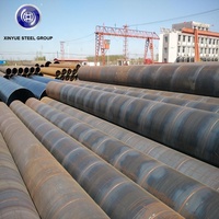 Prix bas puits d'eau tubage tuyau huile fumer tuyau d'eau prix S235jr spirale soudé tuyau en acier tube métal