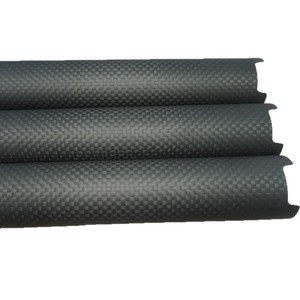 Tubo de Fibra de Carbono 3K, Tejido Plano, Peso Medio, Anti-Tensión, Uso Industrial - Product Image 1