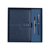 Coffret Cadeau d'Affaires Personnalisé A5 Haut de Gamme en Similicuir avec Batterie Externe, Lampe de Bureau et Carnets de Papeterie Élégants pour le Bureau