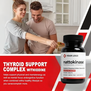 Suppléments de sélénium de haute qualité Extrait naturel de <span class=keywords><strong>natto</strong></span> Bromélaïne et curcumine 4000Fu <span class=keywords><strong>Nattokinase</strong></span> Comprimés pour la santé - Product Image 4