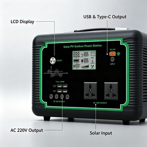 เครื่องสำรองไฟฉุกเฉินพกพา ESG Mini 500W/600W แบตเตอรี่ 640WH คลื่นไซน์บริสุทธิ์ MPPT รองรับแผงโซลาร์ภายนอก สำหรับการตั้งแคมป์กลางแจ้ง - Product Image 3