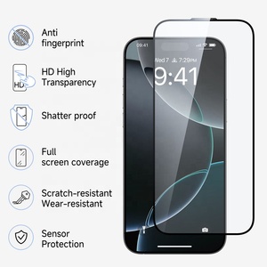 ฟิล์มกระจกนิรภัย True Vision HD Clear Tempered Glass ความแข็ง 9H สำหรับ <span class=keywords><strong>iPhone</strong></span> 17 16 15 14 13 <span class=keywords><strong>12</strong></span> 11 Pro Max ป้องกันการแตก 0.33 มม. - Product Image 3