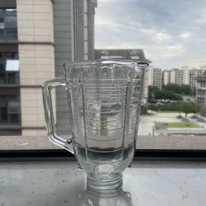 Frasco <span class=keywords><strong>de</strong></span> <span class=keywords><strong>vidrio</strong></span> con parte superior cuadrada <span class=keywords><strong>de</strong></span> 5 tazas, piezas para electrodomésticos compatibles con la <span class=keywords><strong>licuadora</strong></span> <span class=keywords><strong>Oster</strong></span> Classic Series y la <span class=keywords><strong>licuadora</strong></span> Osterizer - Product Image 4