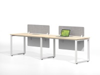 Escritorio de Computadora para Oficina u Hogar, Simple, Moderno, de Metal y Hierro, Modular, Colores Personalizables, Desmontable, para Internet, Café, Estudiantes