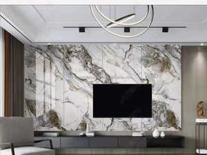 Paneles Decorativos de PVC, Paneles de Pared de PVC con Aspecto de Mármol, Paneles de Pared de PVC Blanquiet con Aspecto de Mármol - Product Image 4