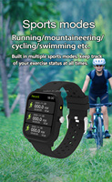 Montre connectée OEM 2026 Y9D avec écran TFT, appels Bluetooth, contrôle de la musique, calculatrice, lampe de poche, réveil – En stock, montre de sport SW01