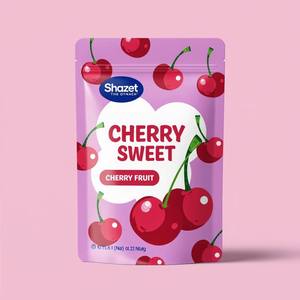 Custom Printed Embossed Square Bottom Stand Pouch Heat Seal Smell Proof Food Grade Plastic Bags for Baby Food Candy dryed fruits - Product Image 1