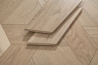 Plancher d'ingénieur de haute qualité, entretien facile, bois dur d'acajou blanc utilisé à l'intérieur, bois pour salon