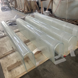Vidrio curvado a medida al por mayor, procesado a alta temperatura, para decoración de edificios comerciales - Product Image 6
