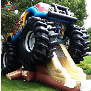WINWAYTOYS Casa de Brinco Inflable de PVC con Tobogán, Diseño de Camioneta Monstruo, Capacidad Máxima 5-10 Personas, 8x4x3.5m/26x13x11.5ft, Fácil de Instalar, para Niños - Product Image 4