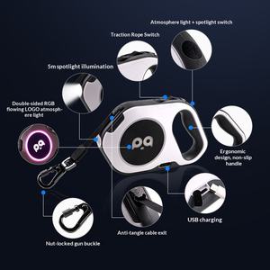Correa Retráctil de Lujo para Perros con USB, 5m de Nylon con Linterna LED, Éxito de Ventas en Amazon, para Paseos al Aire Libre - Product Image 4