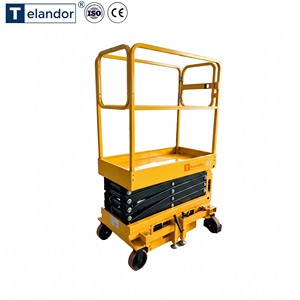Plataforma Elevadora de Tijera Móvil en Oferta, 4m 240kg, Portátil y Compacta para Almacenamiento en Bodega, Suministro B2B, Calidad Garantizada - Product Image 5