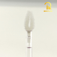 Tube de brillant à lèvres violet de 5 ml avec capuchon lilas, conteneur vide pour brillant à lèvres, emballage cosmétique OEM/ODM