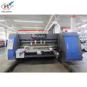 HS-C Fully Automatic High Speed Printing Folding And Gluing Machine Carton Production Line For Corrugated Machinery