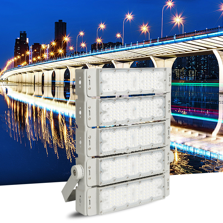 Certified Products Railway Yard Floodlight Ip66 50W 100W 150W 200W 250W Aluminum 6500K Flood Light Led High Mast Light