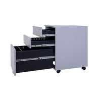 Armoire de classement en acier autoportante, moderne, mobile et réglable, entièrement assemblée, avec serrure, pour usage scolaire et hospitalier
