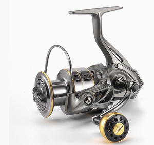 Carrete de Spinning Luya de Aleación de Metal de Calidad Prémium para Caña de Baitcasting y Jigging para Pesca al Curricán en Ríos y Arroyos - Product Image 2