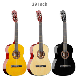 Guitarra Clásica de 36 y 39 Pulgadas al por Mayor, Guitarra Acústica para Principiantes con Cuerdas de Nailon y Madera Contrachapada, Directo de Fábrica, OEM, ODM, Económica - Product Image 3