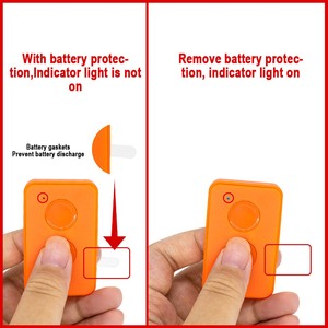 Telecomando chiave per cancelli automatici e barriere DORHAN trasmettitore 2 PRO 2-PRO nero/arancione batteria extra - Product Image 6