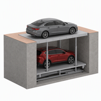 Équipement de stationnement pour un seul véhicule : Élévateur de garage à deux colonnes pour sous-sols, idéal pour les familles multi-véhicules