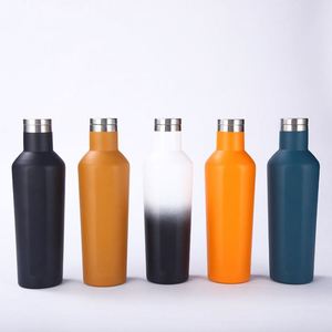 Botella de Agua de Acero Inoxidable de Doble Pared al por Mayor, Precio de Fábrica, con Revestimiento Cerámico para Deportes al Aire Libre y Camping, Bebida Directa - Product Image 1