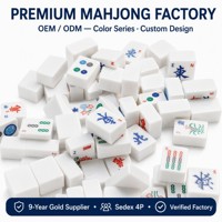 Tuiles de Mahjong en Acrylique Blanc pour le Jeu Américain, Couleurs Personnalisables Disponibles, Vente en Gros Directe Usine à Prix Abordable