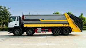 Quatre essieux très grand 26m ³ <span class=keywords><strong>camion</strong></span> à ordures utilisé pour la collecte et le transfert des déchets et des ordures - Product Image 5
