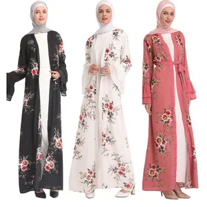 2024 New Fashion Digital Printing Middle East Dubai Abaya Abaya Women Muslim Dress Arabian Women Abaya