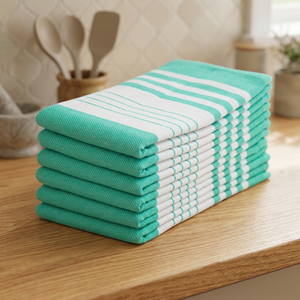 Paños de Cocina Rectangulares de Algodón Orgánico de Color Sólido, de Primera Calidad, de Secado Rápido, Altamente Absorbentes, Ecológicos, Lavables a Máquina, Tejidos - Product Image 1