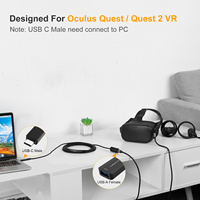Cable de Extensión CableCreation de 5 Metros USB 3.2 Gen2 10Gbps, USB-C Macho a USB-A Hembra, para Meta 3/3S, Cámara VR, Uso con Computadora - En Stock