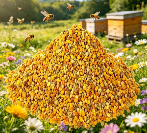 Pélets de <span class=keywords><strong>pollen</strong></span> <span class=keywords><strong>d</strong></span>'<span class=keywords><strong>abeille</strong></span> biologique, source multi-fleurs sauvages, superaliment pour l'homme et les animaux de compagnie, emballage personnalisé pris en charge - Vente directe usine - Product Image 2