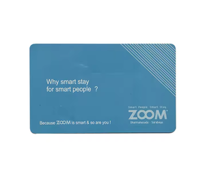 Tarjeta de Visita NFC Transparente, Tarjeta Inteligente RFID de PVC de 13.56MHz <span class=keywords><strong>para</strong></span> Uso en Hoteles, Resistente al Agua, Color Personalizado, Tarjeta en U Pivotante - Product Image 4