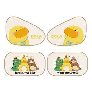 Cartoon Style Static Electricity Car Side <b>Window</b> Sunshade Sun Protection Heat Insulation For Kids Safe Travel - Product Image 4