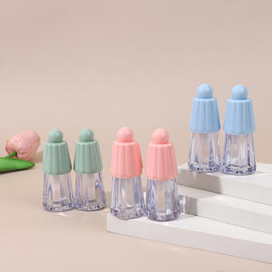 <span class=keywords><strong>P</strong></span>-LAN Hete Verkoop 4Ml Plastic Unieke Lipgloss Container Custom Private Label Kids Roze Grote Borstel Lipgloss Buizen Met Toverstaf - Product Image 6