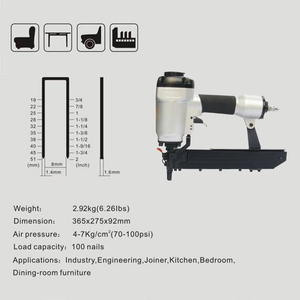 <span class=keywords><strong>Pistola</strong></span> de <span class=keywords><strong>clavos</strong></span> en polvo, grapadora de alambre medio Air 18GA, con <span class=keywords><strong>pistola</strong></span> de <span class=keywords><strong>clavos</strong></span>, aceite y lubricante, S9240 - Product Image 3