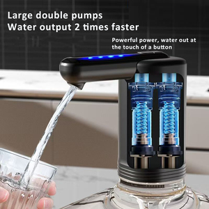 Mini portatile 5 galloni pompa erogatore di acqua USB elettrico ricaricabile alloggiamento automatico in plastica per uso di acqua fredda per esterno - Product Image 6
