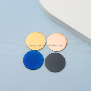 Piringan bulat baja tahan karat berbagai ukuran kosong DIY kustom - Product Image 6