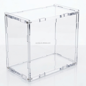 Boîtier en acrylique pour <span class=keywords><strong>Pokémon</strong></span> ETB, boîte de protection à fixation par vis, vitrine transparente à 99 % résistante aux UV pour boîte de cartes - Product Image 1
