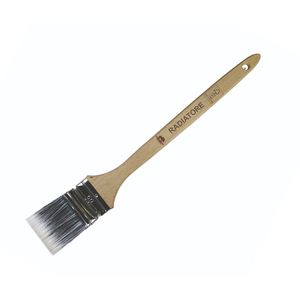 Grado industriale KREX S.597 curvo spazzola del radiatore con setola naturale 40 mm e manico in legno personalizzabile OEM supportato - Product Image 1