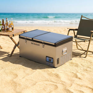 GCSOAR Portable Compressor Cooler 12V DC Outdoor Refrigerator Freezer for <b>Camping</b> Beach Use - Product Image 1