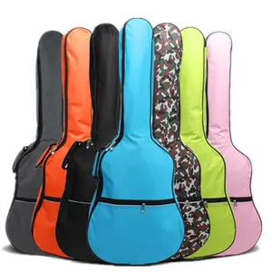 Factory 41 inch ballad thickened LOGO customized double shoulder guitar heavy duty backpack