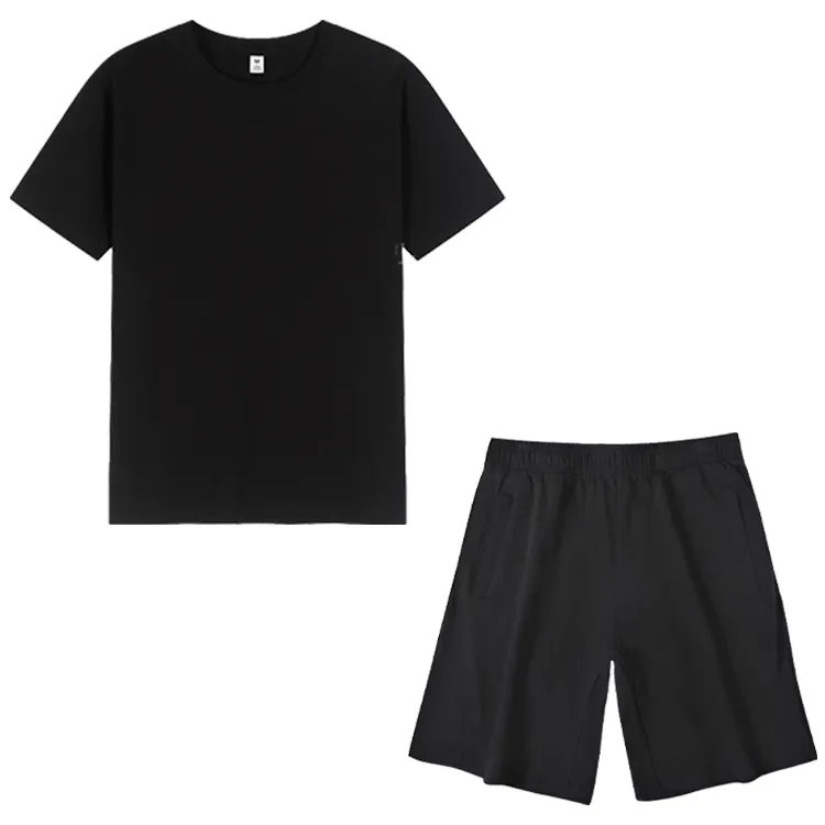 Beliebte Sweat suit Men Jogger Sets Private Label Custom 2-teiliger Trainings anzug Men Summer Short Set für Männer