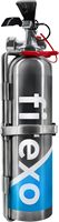 Extincteur Firexo All One 500ml Chrome Multi-usages Tous types de feux Batterie Li-ion Sécurité d'urgence