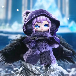 Authentique Série Dumia Aria Snow Traces : Figurine en vinyle et peluche, Boîte mystère, Jouet en peluche, Porte-clés, Figurine de collection mystère - Product Image 6