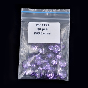 Neue Produkte Innovatives Produkt Zirkonia Stein Edelsteine Leichte Amethyst Ovale Form Geburts steine - Product Image 4