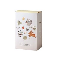 Nouvelle boîte rigide portable pour pâtisserie, à température ambiante, en matériaux recyclés, tiroir à snacks personnalisable pour gelée et papier enrobé de sucre