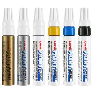 ปากกามาร์กเกอร์สีน้ำมันแบบ <span class=keywords><strong>Uni</strong></span> <span class=keywords><strong>PX</strong></span>-30สีดำหินพลาสติกไม้แก้วปลายปากกาโลหะสิ่วโลหะกลางแจ้ง - Product Image 2