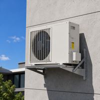 Desain Lubang Pra-Pasang Universal, Penyangga yang Dapat Disesuaikan, Braket Unit Luar AC dari Baja Tahan Karat untuk Unit AC
