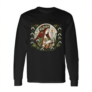 T-shirt à manches longues avec illustration de la déesse Imbolc, design des déesses Brigid - Product Image 2