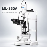 Alta convenienza apparecchiatura oftalmica microscopio ottico digitale con lampada a fessura e luce LED per clinica oculistica